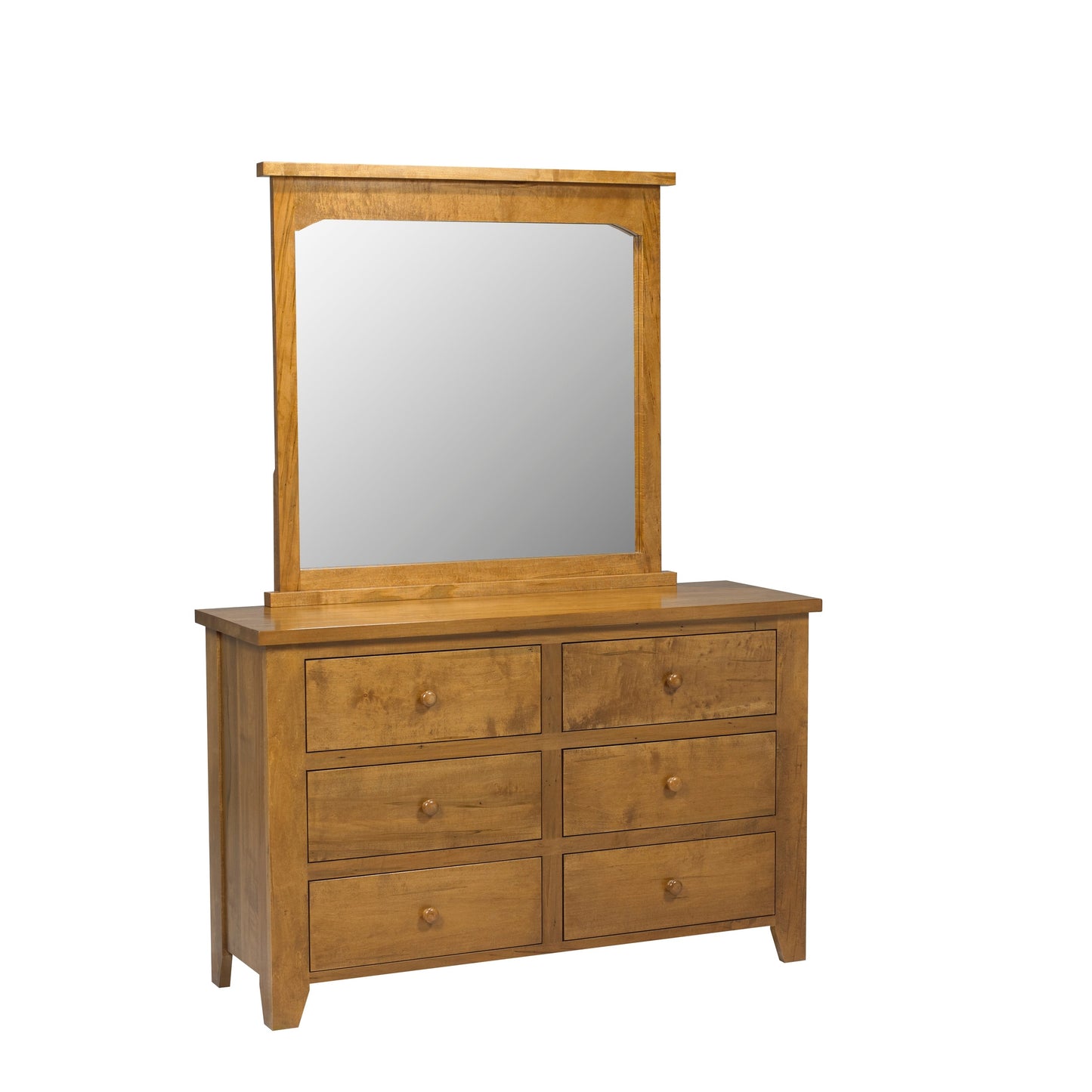 Rough Cut 6 Drawer Dresser