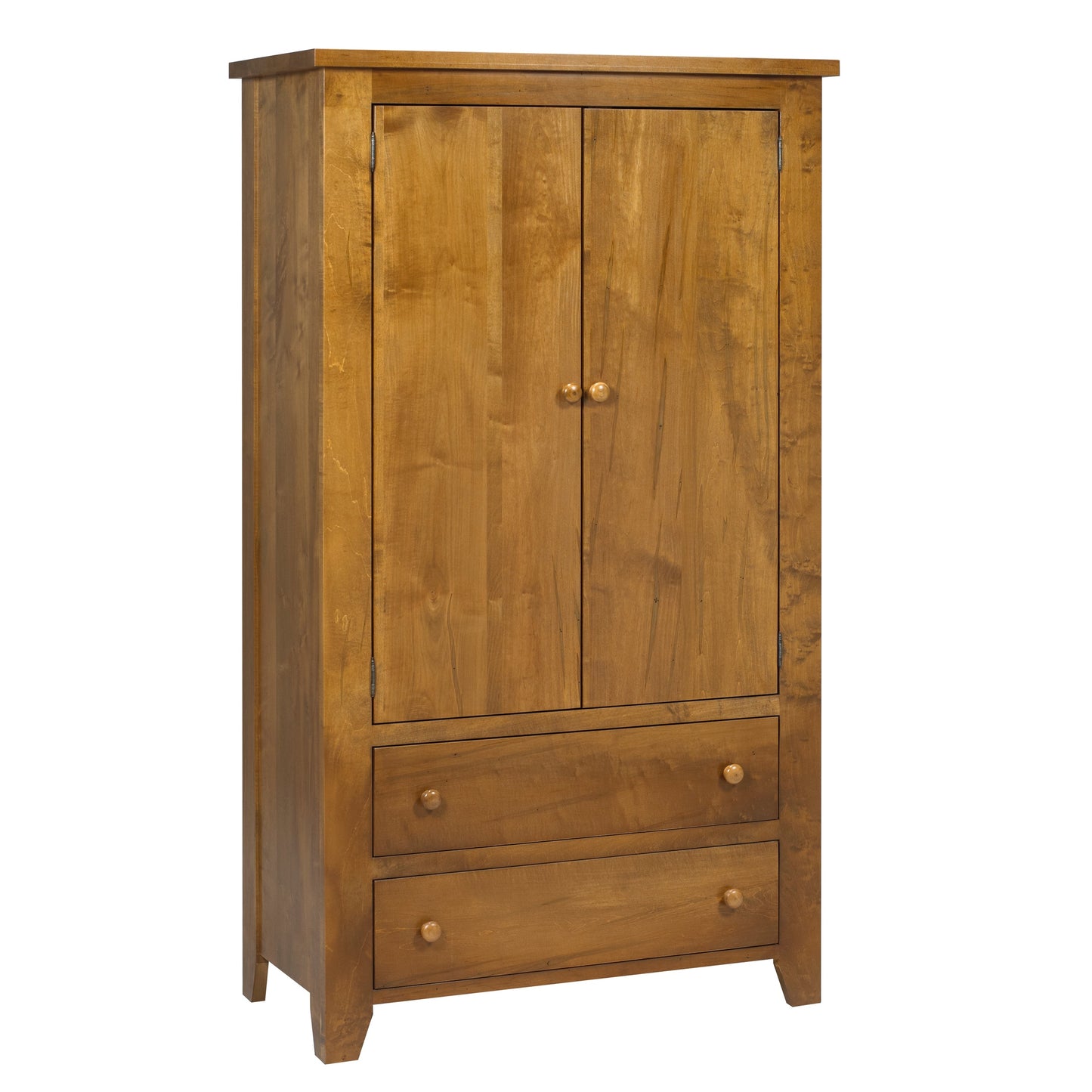 Rough Cut Plain Top Armoire 36"W