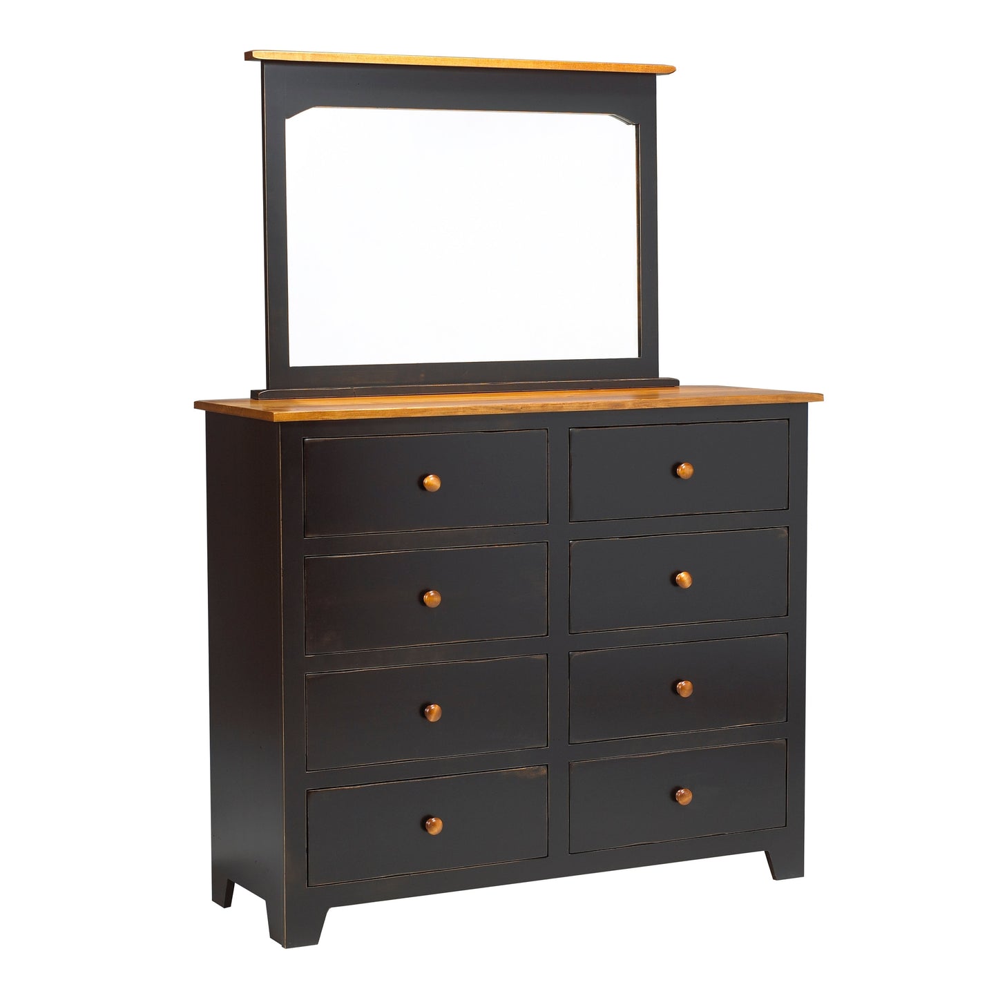 Rustic 8 Drawer Dresser