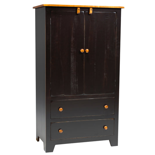 Rustic Mini Wardrobe 34"W