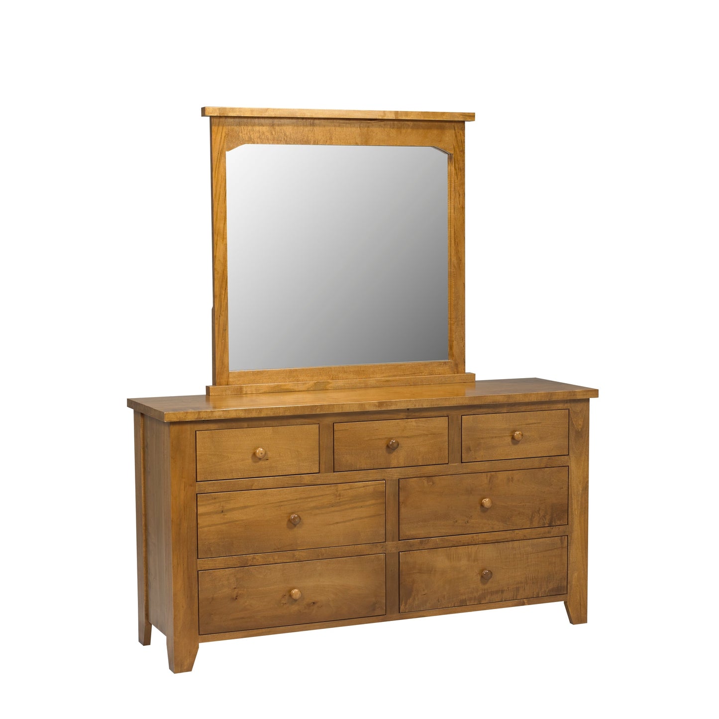 Rough Cut 7 Drawer Dresser