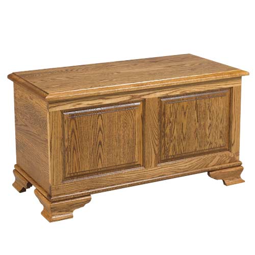 Country Lane Raised Panel Front Blanket Box