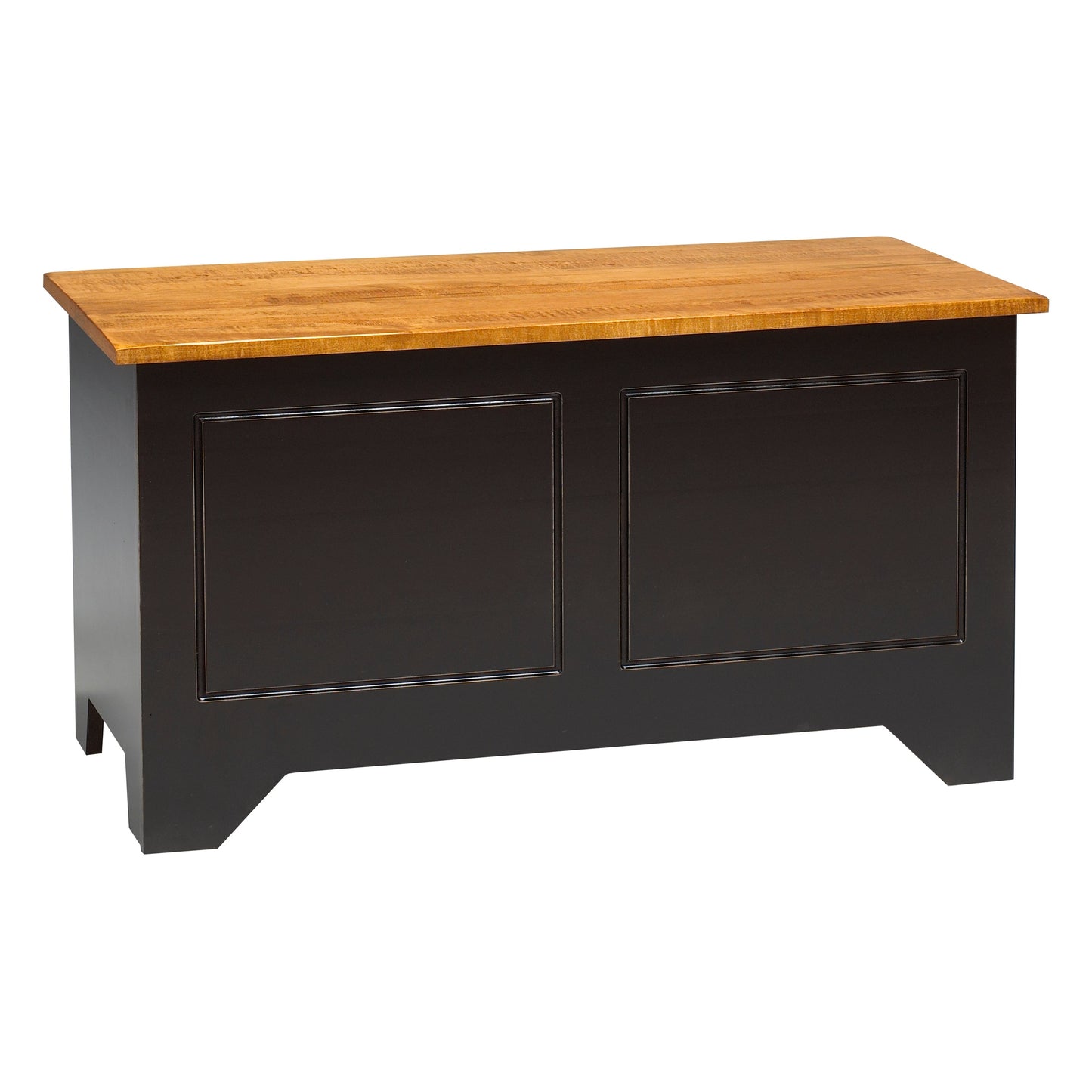 Rustic Raised Panel Front Blanket Box