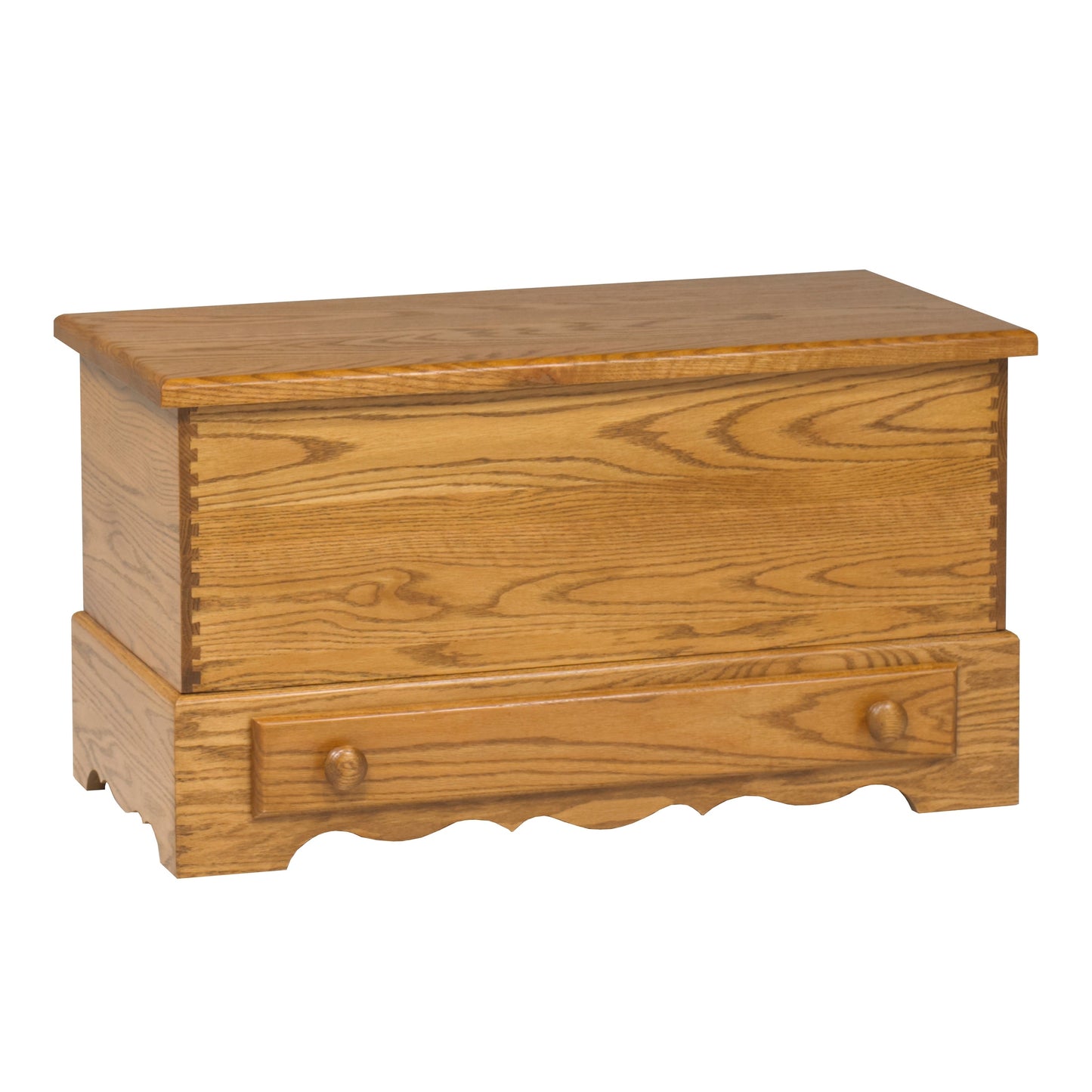 Country Lane Blanket Box w/Drawer