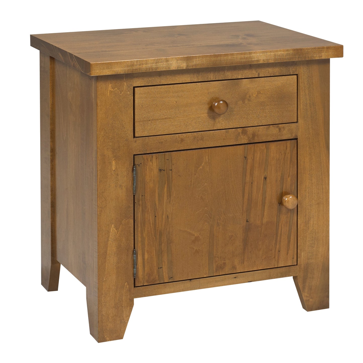 Rough Cut 1 Drawer, 1 Door Nightstand 26"W