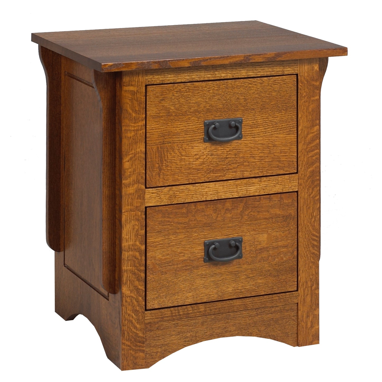 Mission 2 Drawer Nightstand 20"W
