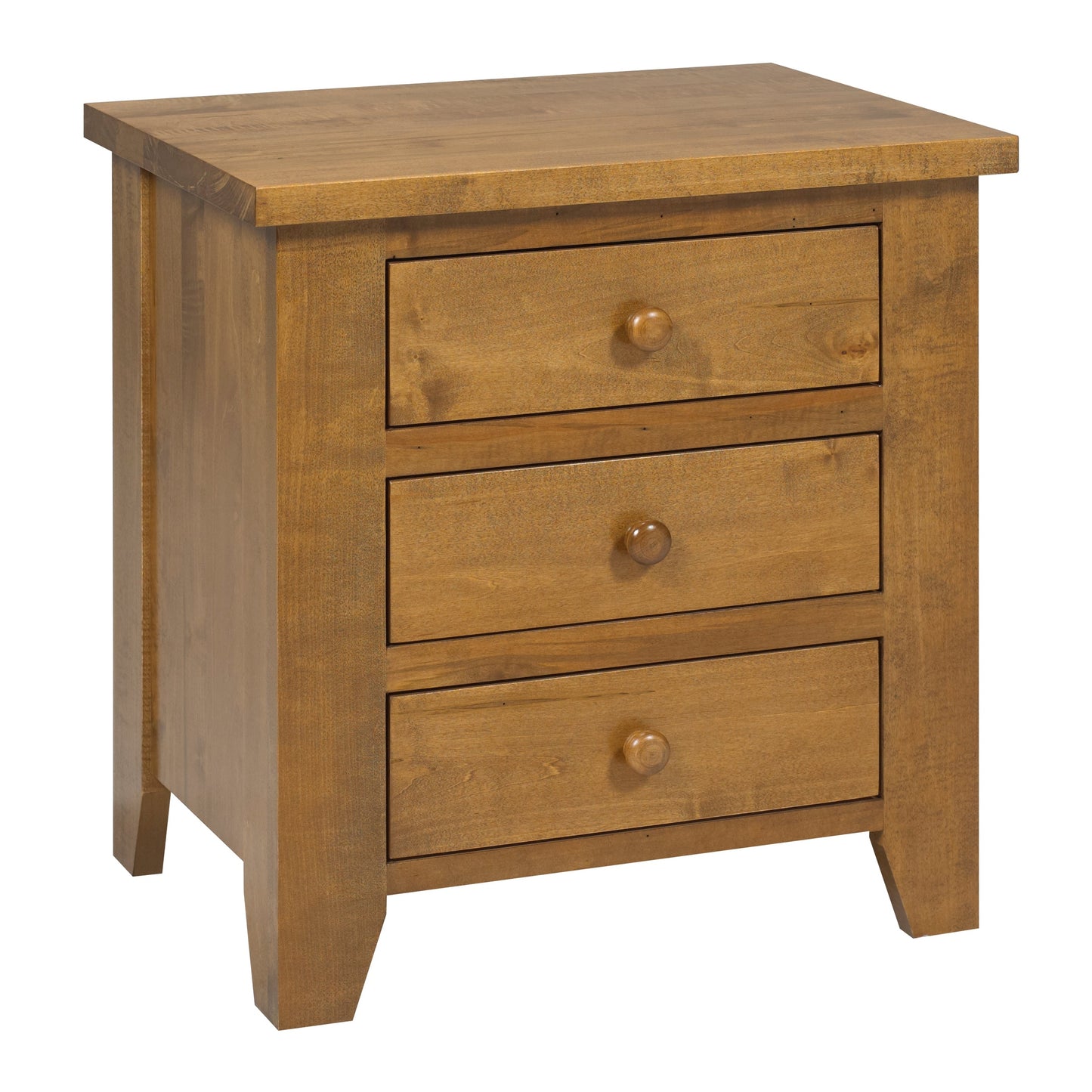 Rough Cut 3 Drawer Nightstand 26"W