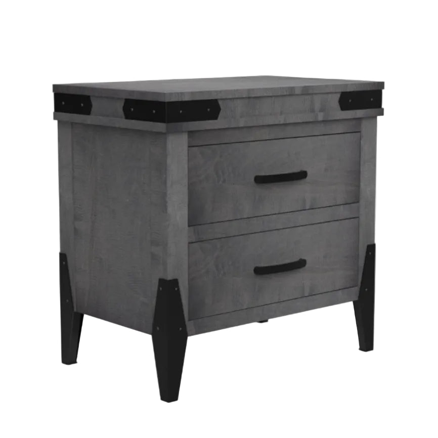 Flat Iron 2 Drawer Chest