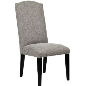Camelback Side Chair With Piping