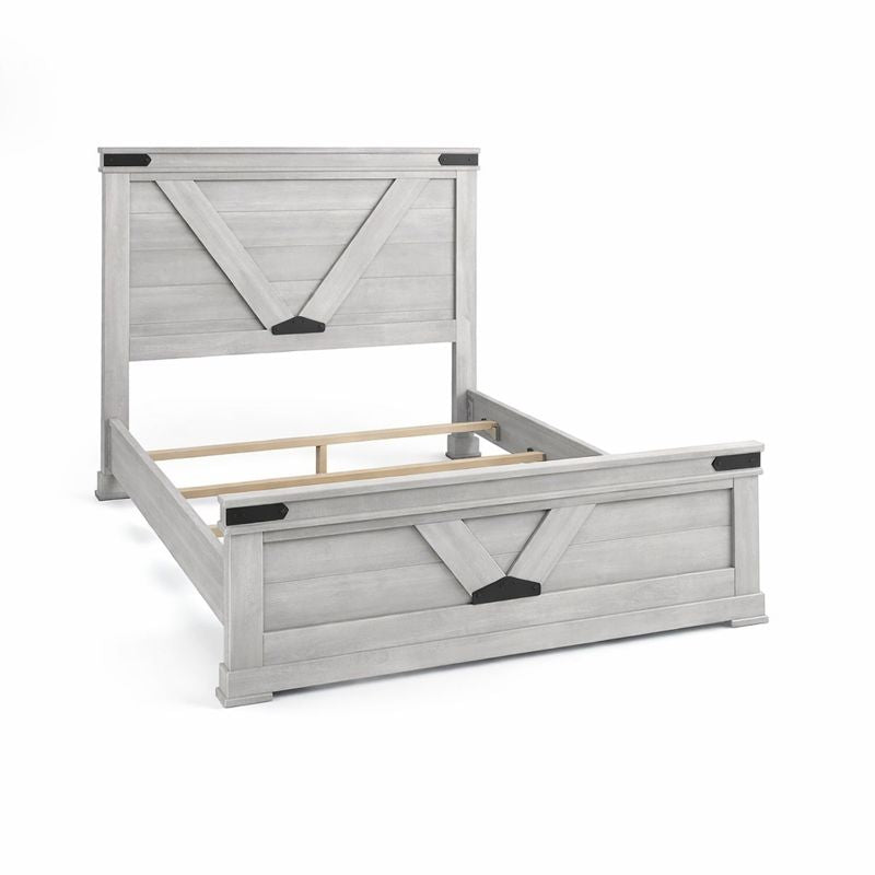 Flat Iron Queen Panel Bed
