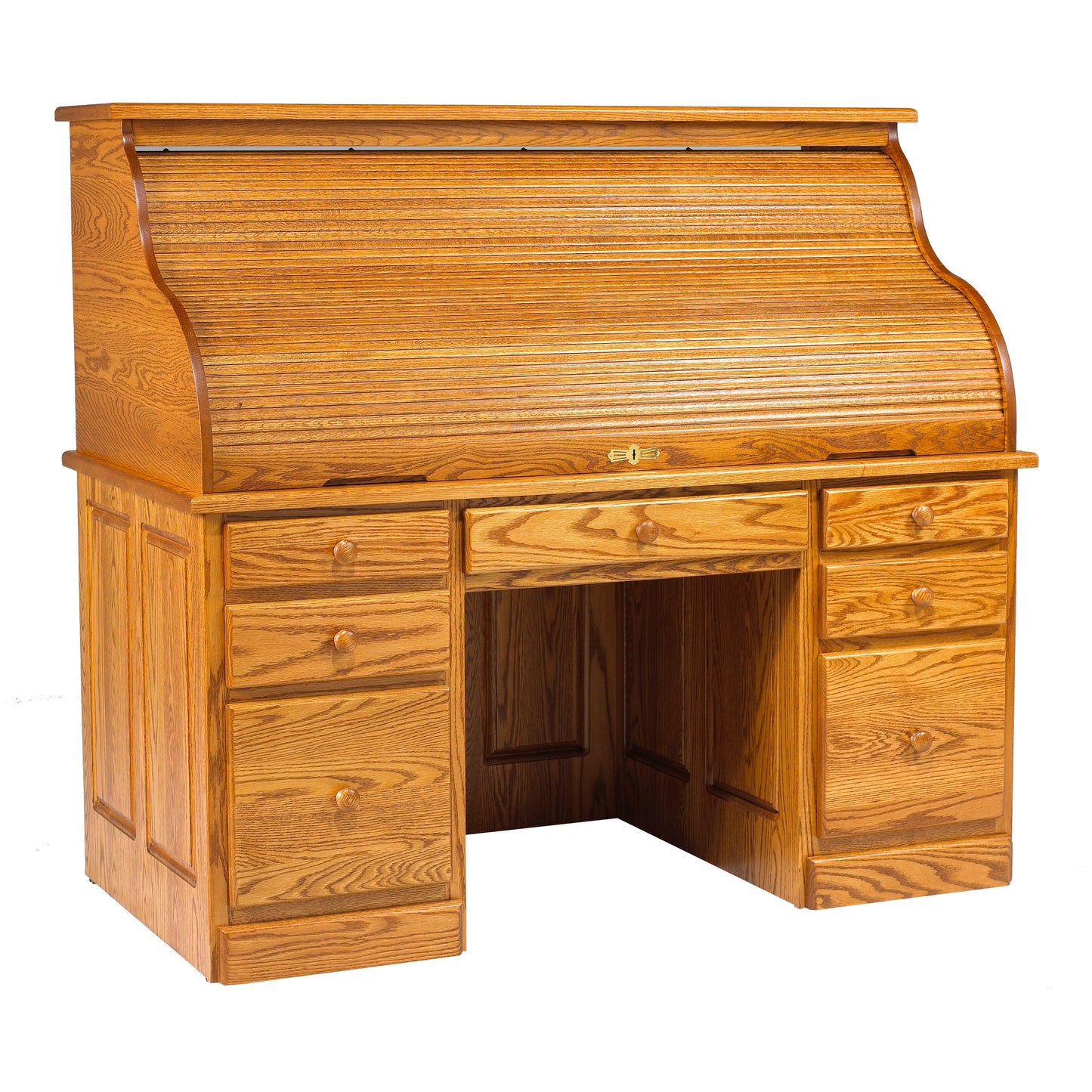 Country Lane Double Roll Top Desk