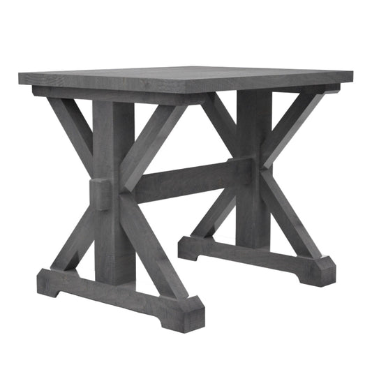 Farmhouse X-Base End Table