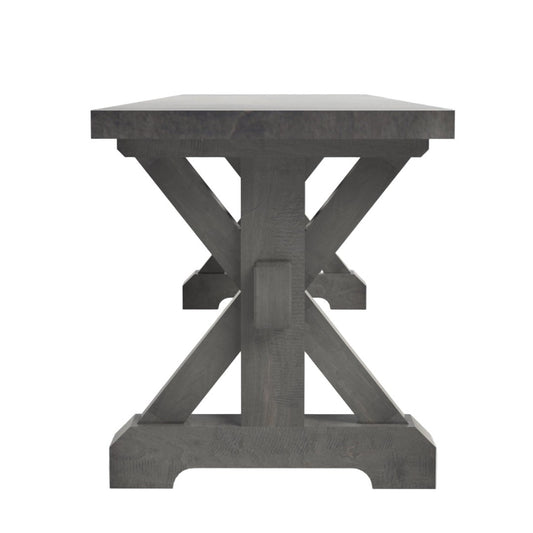 Farmhouse Trestle X-Base 72" Bench Slab Top