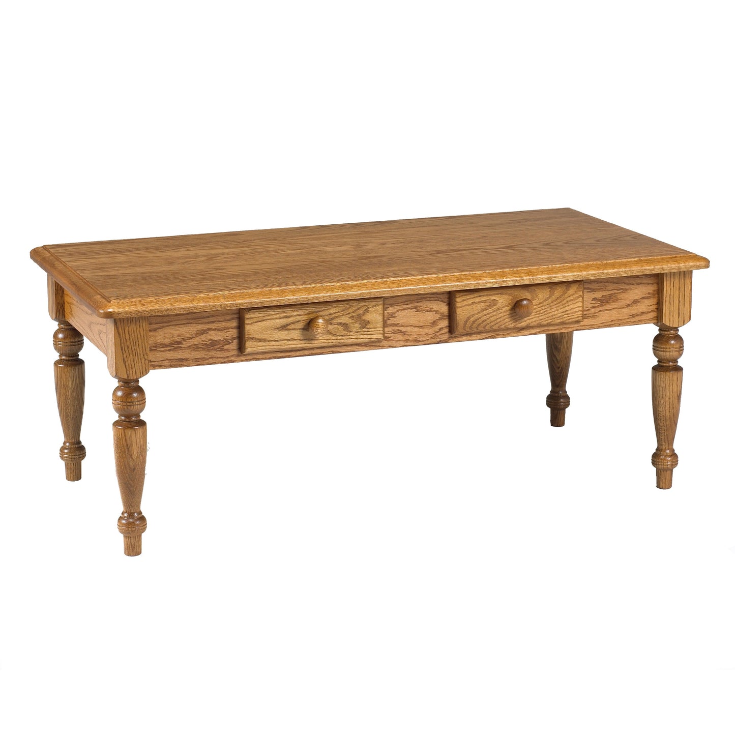Country Lane Oval Coffee Table w/2 Drawers