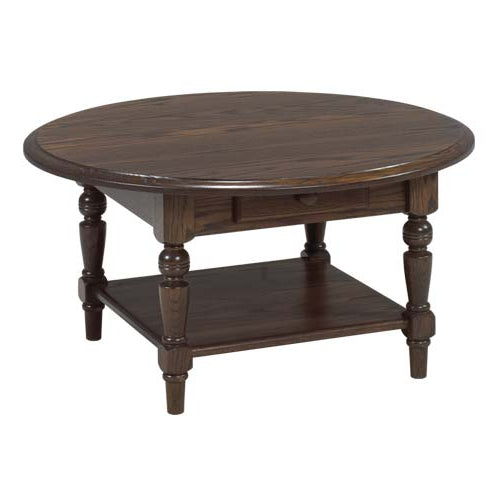 Country Lane Coffee Table w/2 Drawers & Shelf