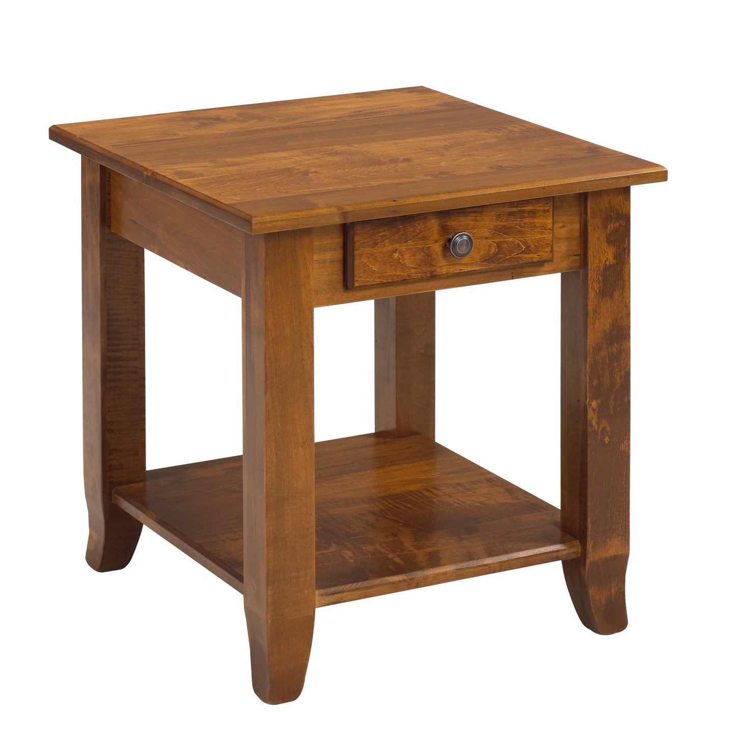 Bourbon End Table w/1 Drawer & Shelf