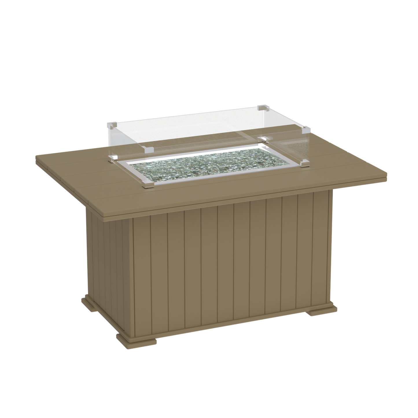 Modern Outdoor Rectangle Fire Table