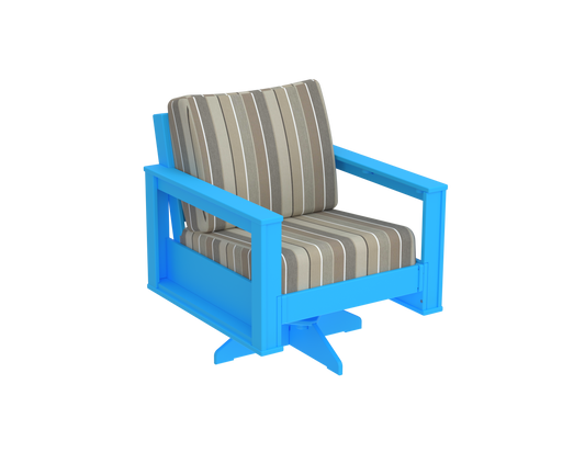Modern Outdoor Swivel Arm Chair