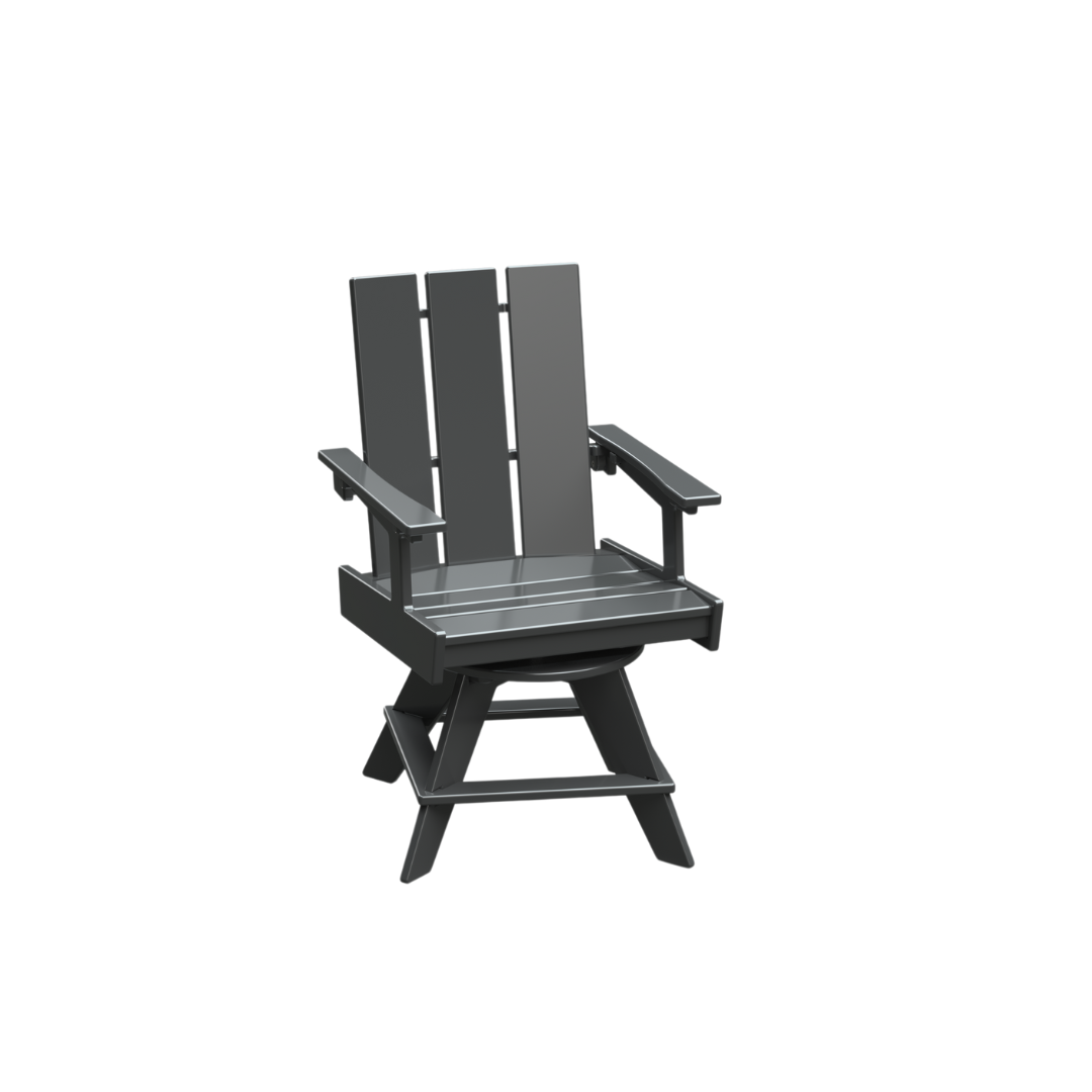 Modern Outdoor Swivel Dining Arm Chair