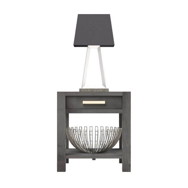 Modern End Table w/1 Drawer & Shelf