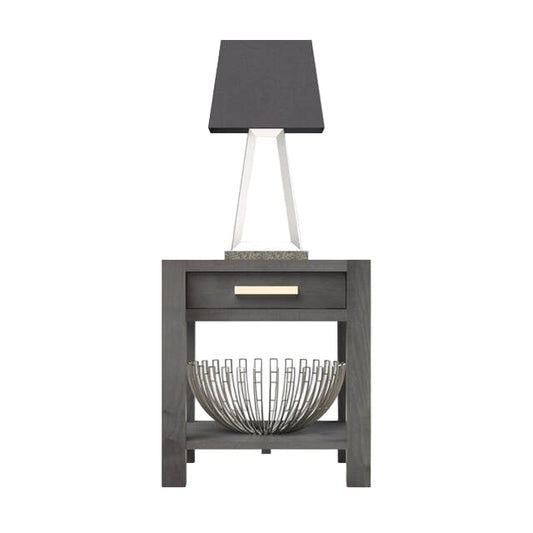 Modern End Table w/1 Drawer & Shelf