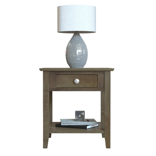 Shaker End Table w/1 Drawer & Shelf