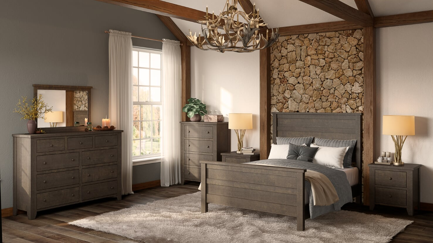 Rough Sawn Bedroom Collection