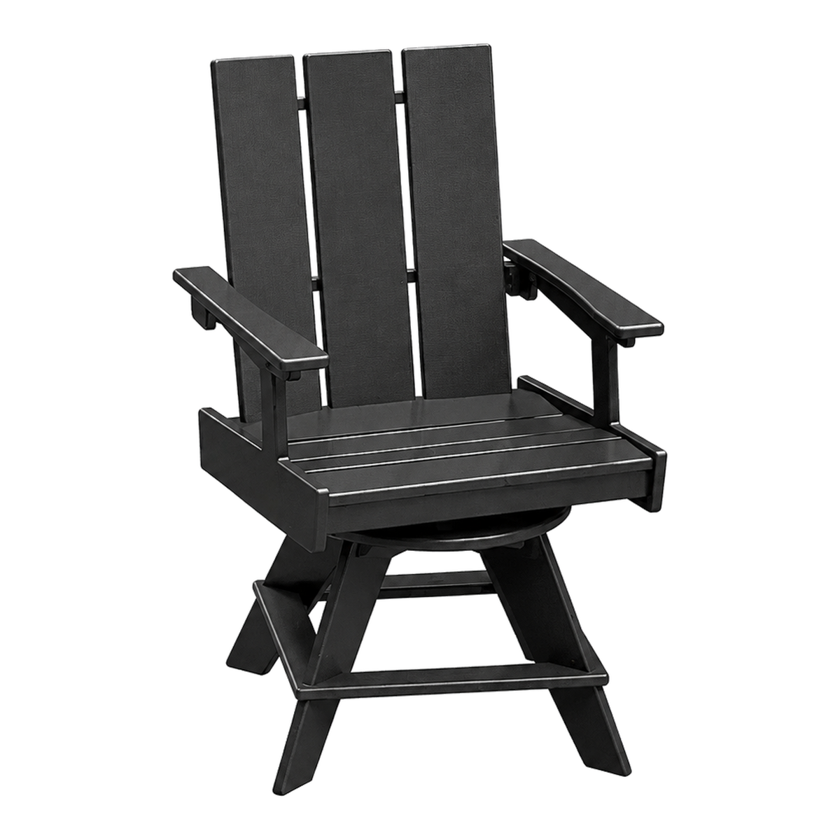 Modern Outdoor Swivel Dining Arm Chair