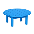 Modern Outdoor Round Coffee Table 36"Wx36"Dx19"H
