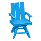 Modern Outdoor Swivel Dining Arm Chair