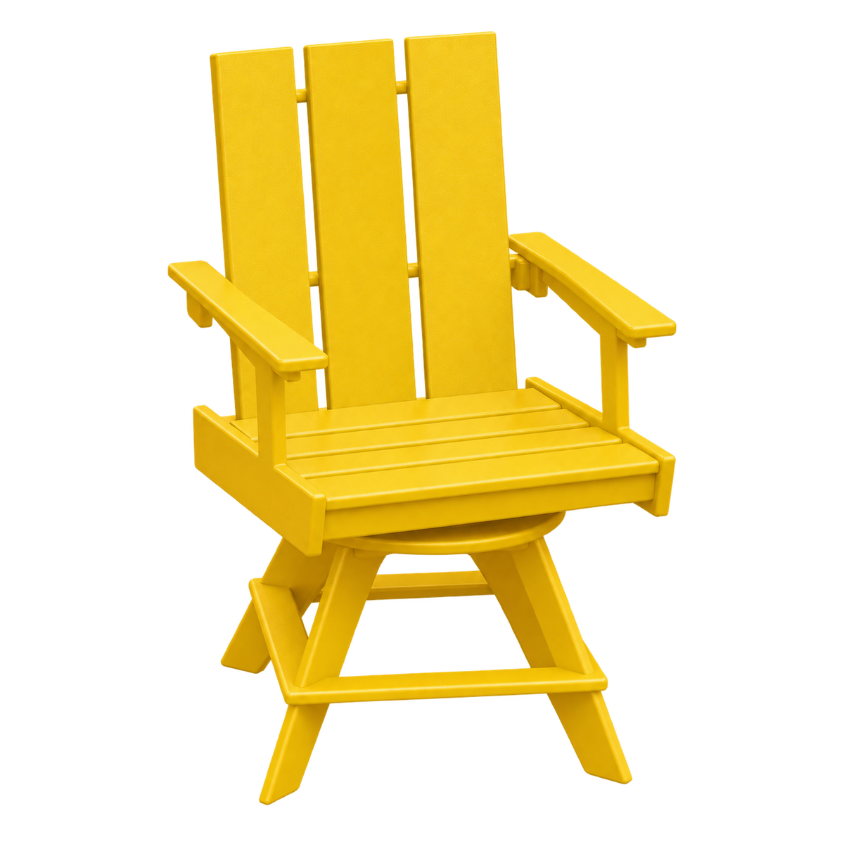 Modern Outdoor Swivel Dining Arm Chair