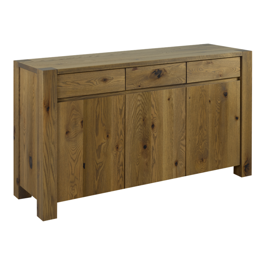 Marx sideboard 19" x 60" x 36" 3 door 3 drawer