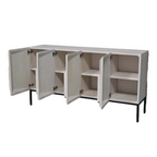 Gustav sideboard 18" x 60" x 32" 4 door