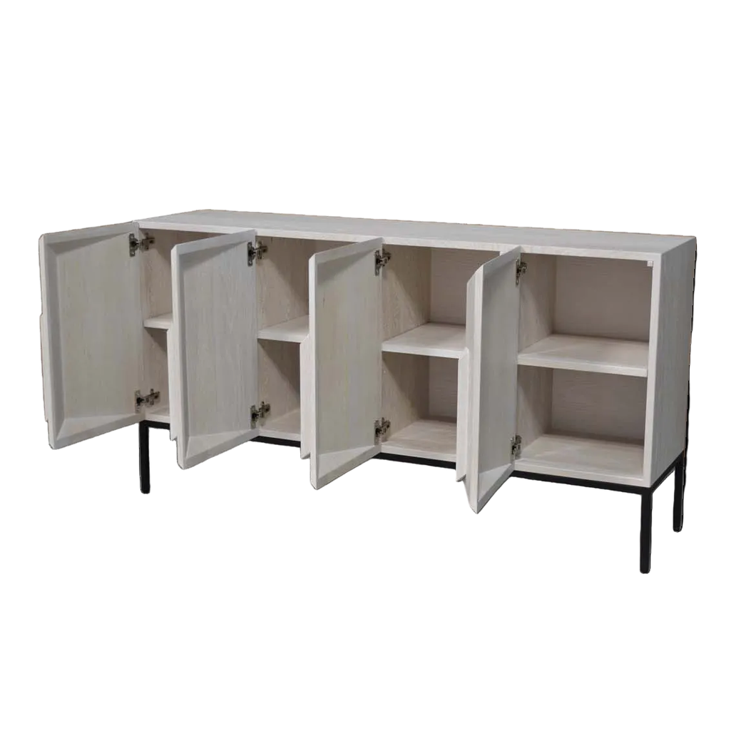 Gustav sideboard 18" x 60" x 32" 4 door