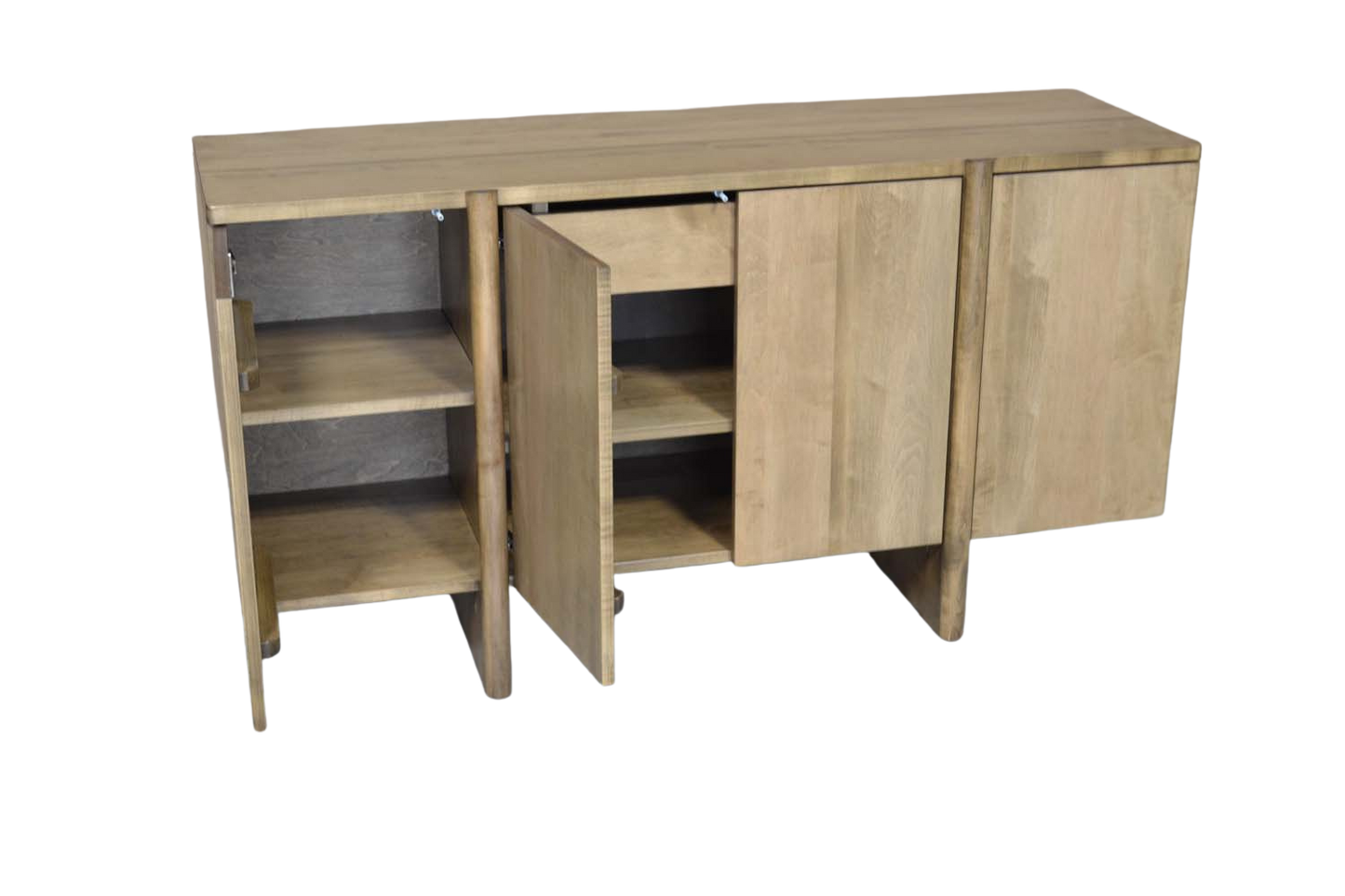 Hugo sideboard 19" x 60" x 32" 4 door 1 interior drawer