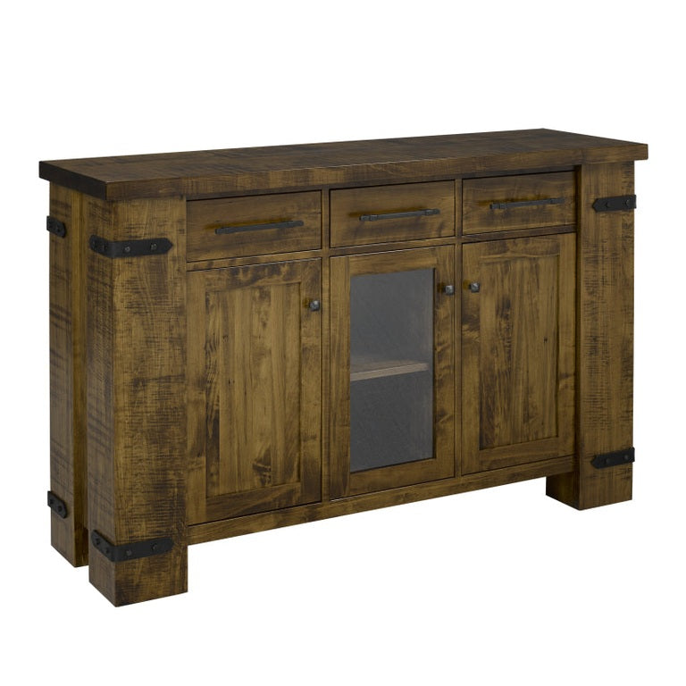 Edmund sideboard 19" x 60" x 40" 3 door 3 drawer