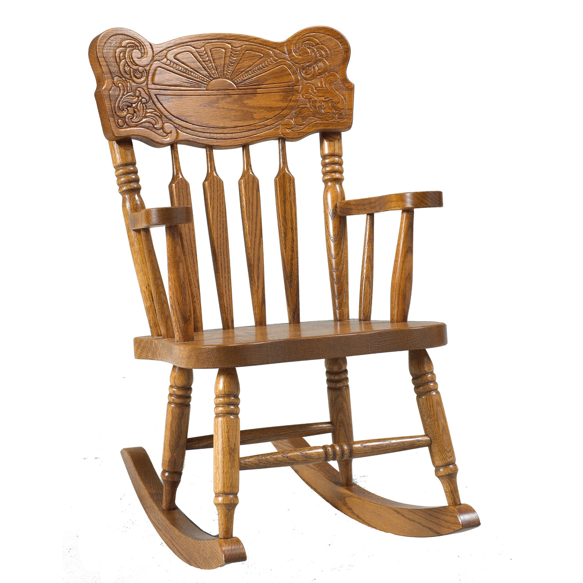 Kids Sunrise Press Back Rocker