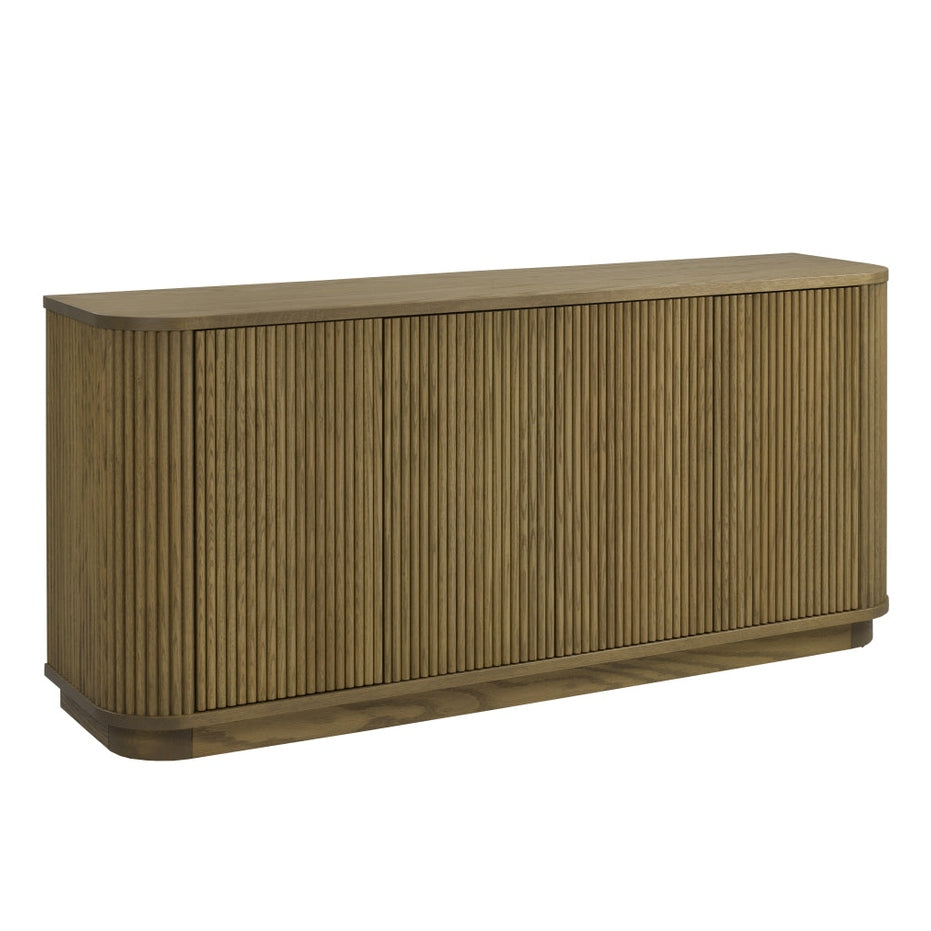 Lars sideboard 18" x 66" x 34" 4 door 2 interior drawers