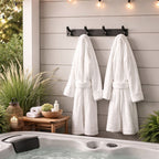 Modern Outdoor Coat Rack w/ 4 Hooks