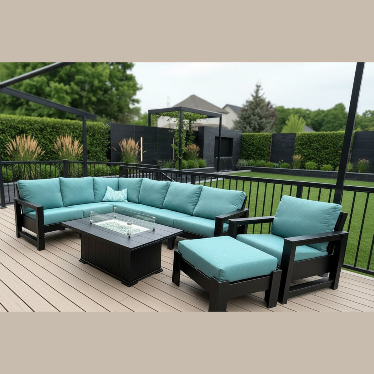 Modern Outdoor 6 Seater Sectional