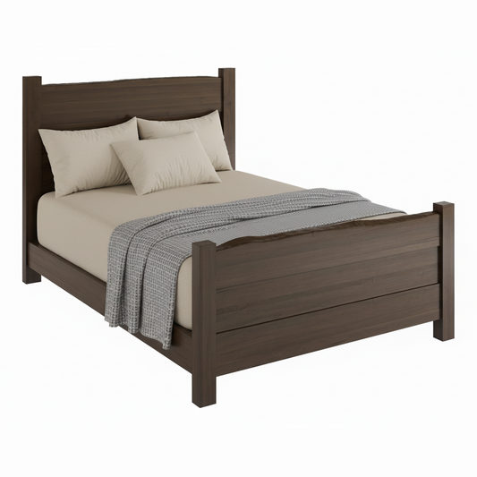 Live Edge Queen Panel Bed