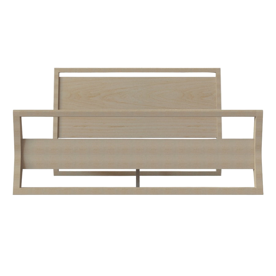 Mansfield Queen New Sleigh Bed 22" Footboard