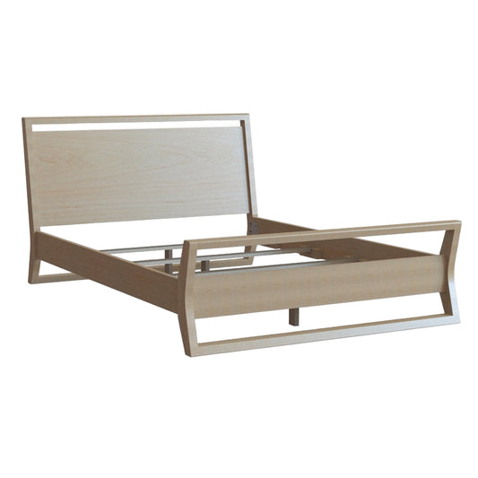 Mansfield Queen New Sleigh Bed 22" Footboard