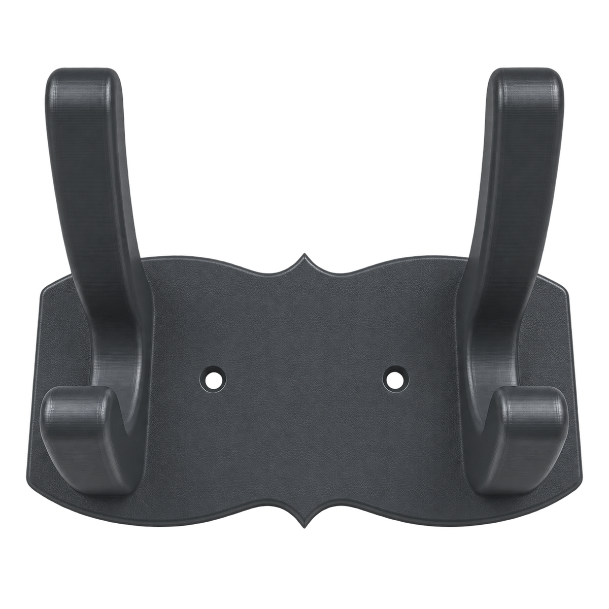 Modern Outdoor Coat Rack w/ 2 Hooks