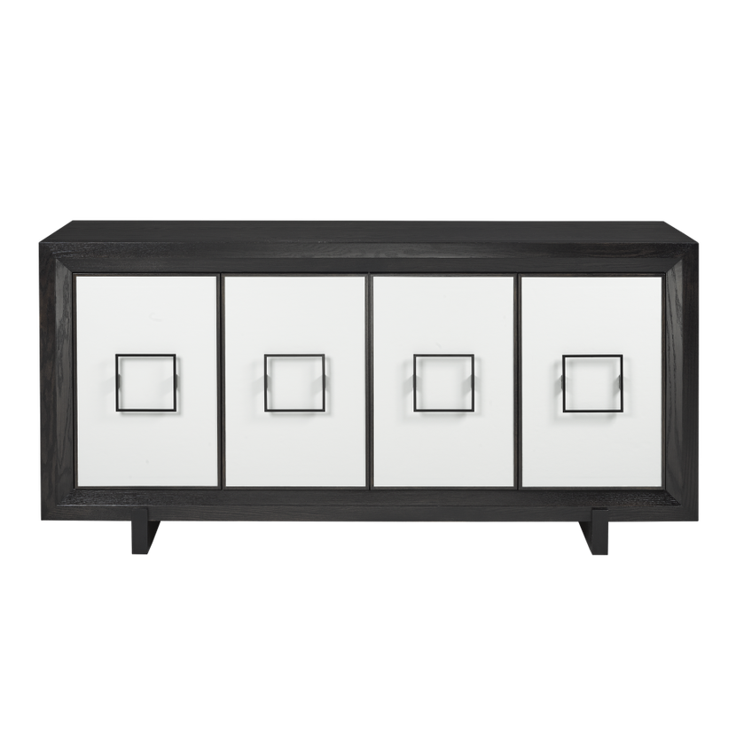 Wright sideboard 20" x 66" x 36" 4 door 2 interior drawer