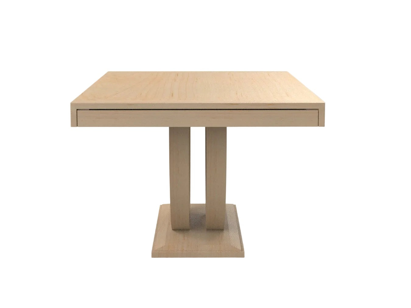 Mitered Dining Table with Metro Base