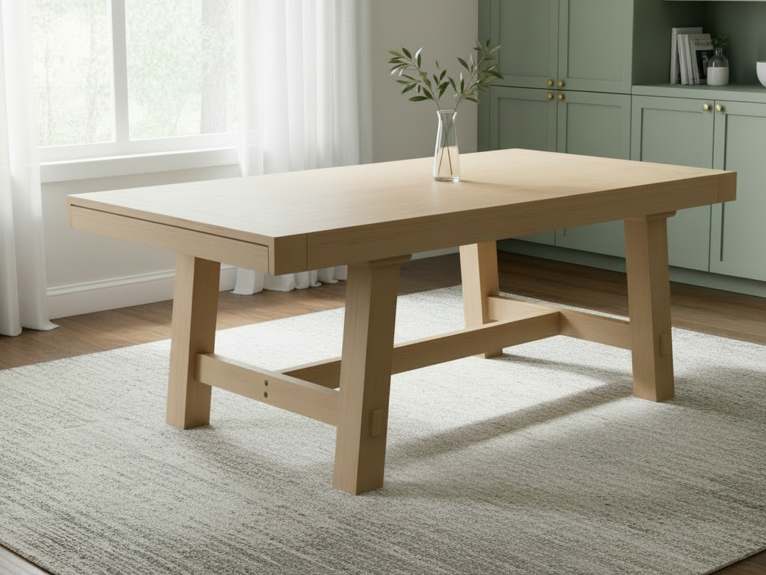 Mitered Dining Table with Austin Base