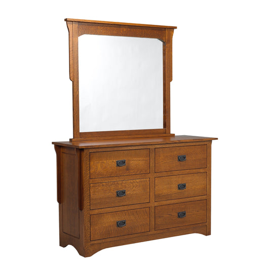 Mission  6 Drawer Dresser