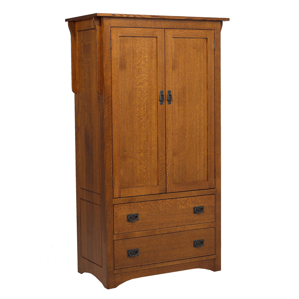 Mission  Plain Top Armoire 36"W