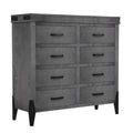 Flat Iron  8 Drawer Dresser